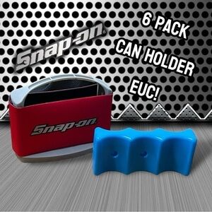 Snap On Cool 6 Pack Carry Along Cooler EUC!
